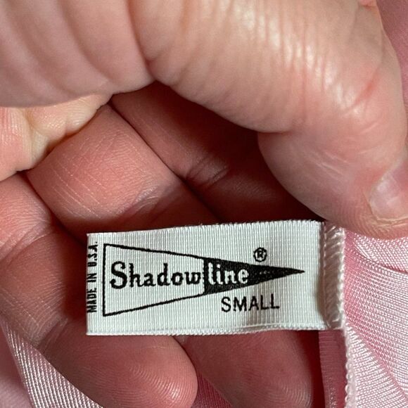 Vintage Pink Golden Girls Shadowline Maxi Nightgown Robe Small - Picture 11 of 12